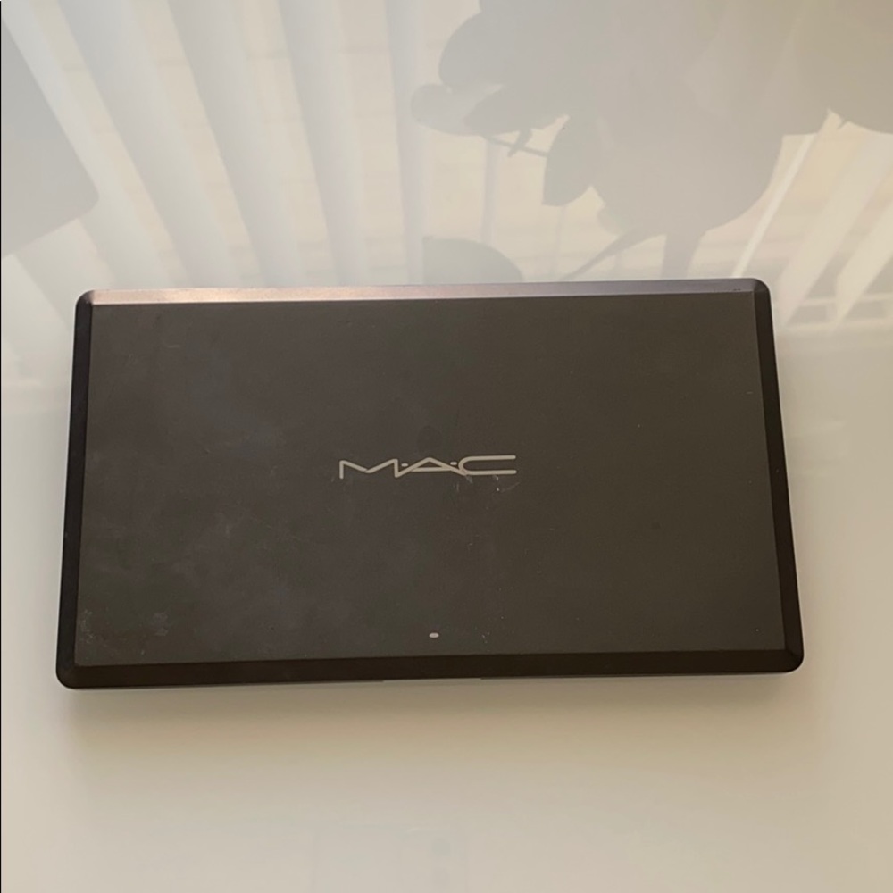 Empty MAC eyeshadow palate